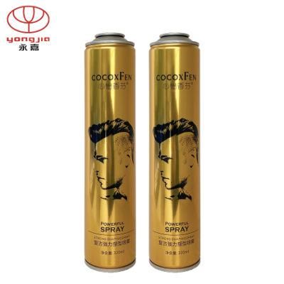 Diamter 52mm 420ml Empty Tinplate Hair Spray Empty
