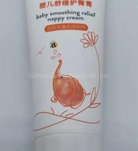 D30mm Baby Smoothing Relief Nappy Cream Cosmetic Squeeze Tubes with Flip Cap