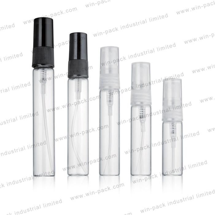 Small Clear Custom Cosmetics Perfume Mist Spray Sample Glass Bottle 5ml 8ml 10ml 12ml 15ml