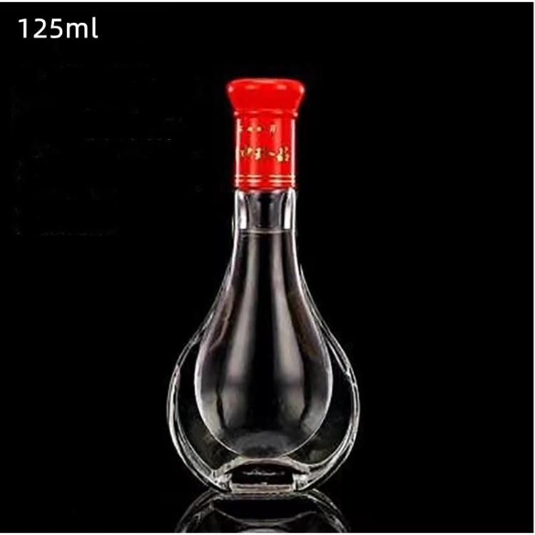 Wholesale 100ml Glass Liquor Bottle for Beverage with Screw Cap
