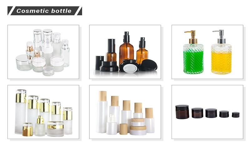 420ml Luxury Refillable Essential Oil Empty Glass Pump Lotion Bottle for Packing Shampoo