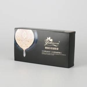 Cheap Folding Paper Packaging Boxes for Face Cream Mask (Gold card UV printing)