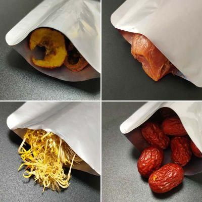 N Stock Wholesale 3 Sides Sealed Flat Mylar Aluminum Foil Vacuum Snack Food Bags