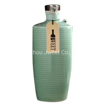 Custom Ceramic Bottle for 750 Ml Spirits