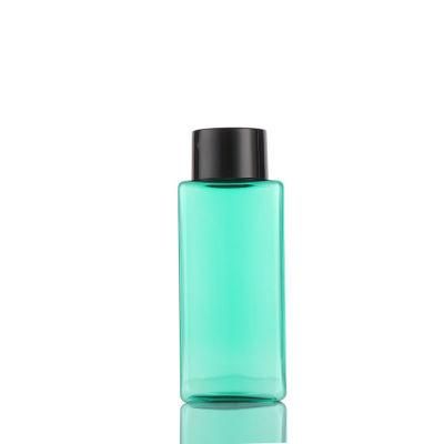 Transparent Empty 120ml Square Shaped Plastic Spray Bottle (01C010)