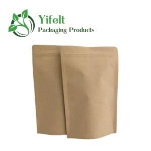 Wholesale Self Supporting Coffee Bag Self-Sealing Food Kraft Paper Bags