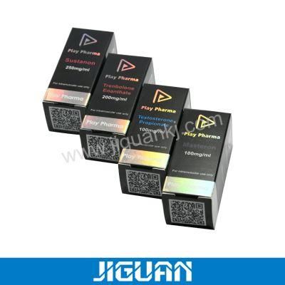 Customized Logo Printed Pharmaceutical Packaging 10ml Hologram Vial Box