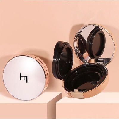 Qd78 Hot Sale Private Label Round White Pressed Powder Compact Case Empty Air Cushion Foundation Case Have Stock