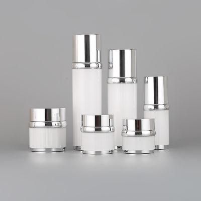 High-End Cosmetic Jar Airless Bottles for Skin Care 50ml Cosmetic Cream for Face 15ml Cream Jar for Eye Care