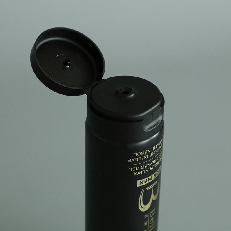Plastic Cosmetic Tube with Aluminum Cap