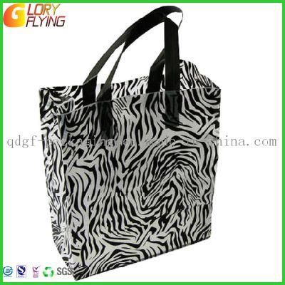 Plastic Handle Bag Shopping Bag with Reinforced Plastic Handle