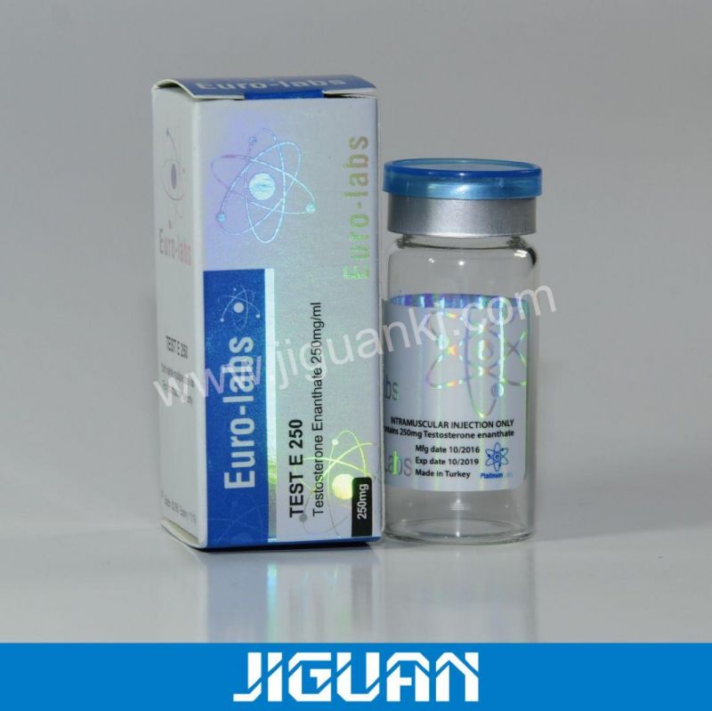 High Quality 10 Ml Hot Stamping Holographic Vial Paper Packaging Box