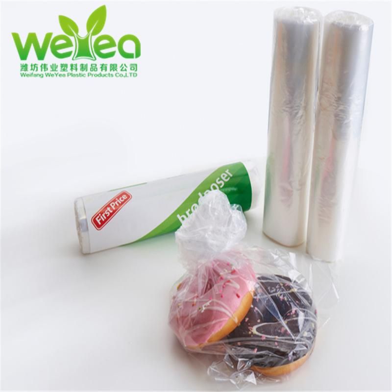 Disposable Plastic Flat Bags for Food Made From Virgin Polythene