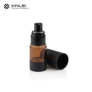 Advanced Design 15ml Cylinder Shape Amber Color Airless Bottle