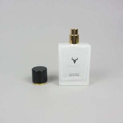 Square 30ml 50ml 100ml Aluminium Spray Glass Perfume Bottle