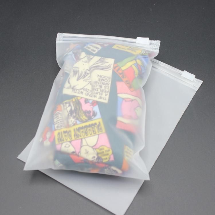 Custom Printed Thick Plastic Poly Zip Lock Slider Bags