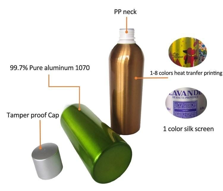 Aluminium Bottle for Alcohol Vodka Bottle Aluminum Wine Bottle Packaging 750ml 1000ml