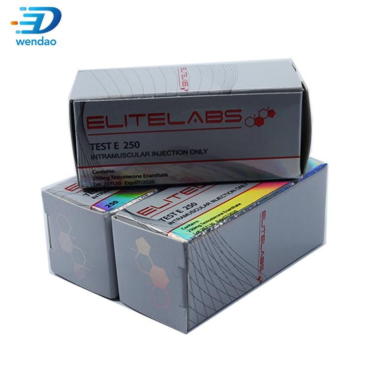 Pharmaceutical 2ml 5ml 10ml Vial Box Packaging Steroids 10ml Vial Box