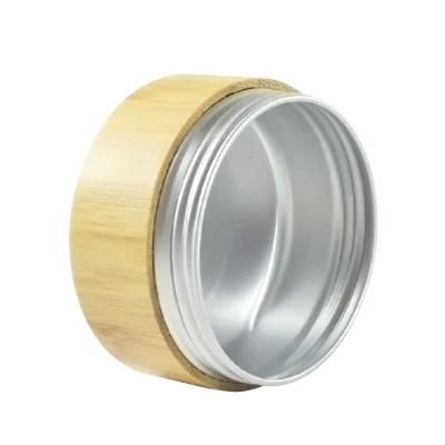 30g Bamboo Aluminum Jar for Cosmetic Packaging