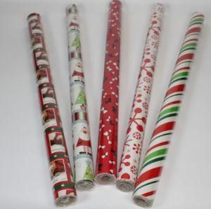 Cheap Custom Printed Christmas Wrapping Paper/Gift Wrapping Paper Roll
