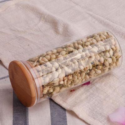 Glass Kitchenware Spaghetti Storage Jars with Wooden Cork Lid
