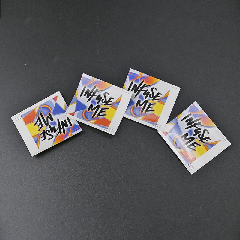 PP Material Square Small Waterproof Custom Sticker