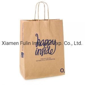 Factory Cheap Price Customized Brown Kraft Paper Packaging Bag