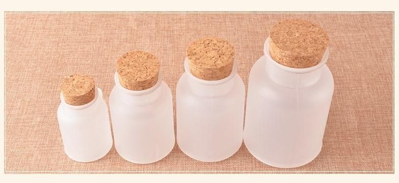 Cosmetic Bottle 100g Round PP Bath Salt Bottle