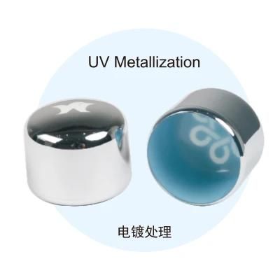 Round Cosmetics Deodorant Jar UV Metallization for Plastic Deodorant Bottle