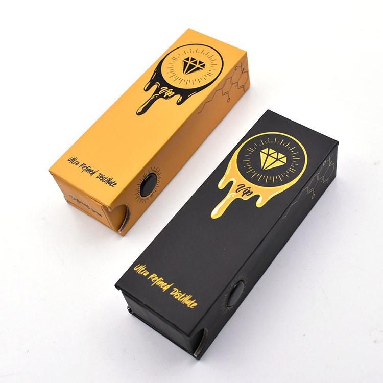 Child Resistant Button Open Vape Cartridge Packaging Box