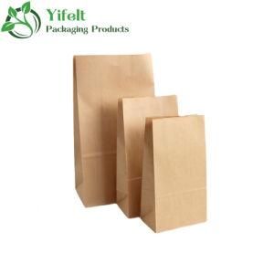 Food Packaging Paper Bag with Extra Thickness for Wet &amp; Dry Food Storing, Burger Chips Bread Nuts Seeds Beans Snacks