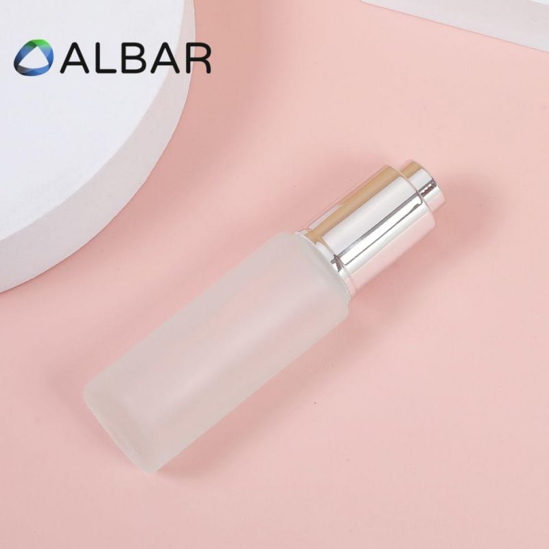 Glossy Pump Droppers Polished Glass Bottles for Men and Women Personal Care