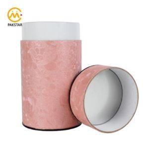 Wholesale Custom Pink Round Products Packaging Box Eco Friendly Paper Jar