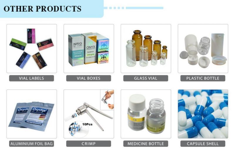 Free Design Custom Brand L HGH Steroid Injection Packaging Vial Box