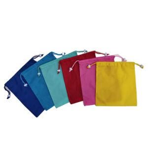 Customized Small Size Drawstring Polyester Pouch Bag, Accessory Bag