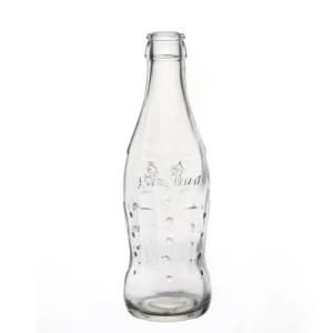 Glass Bottle Factory Flint 230ml Round Customized Wholesale Empty Glass Beverage Bottle with Lids