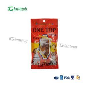 High Quality Laminated Plastic Resealable Custom Three Side Seal Bag for Pet Food with Transparent Window