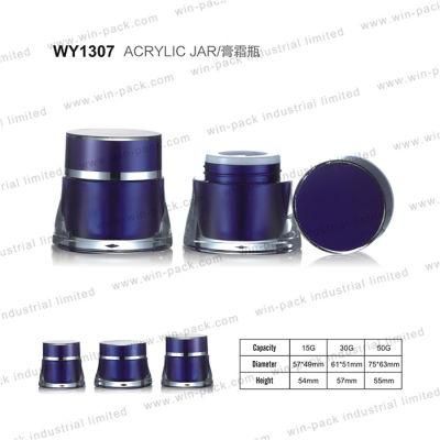 Winpack Fancy Luxury Red Acrylic Jar Cream Cosmetics Packing
