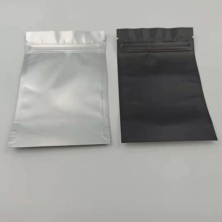 The Cheap Price Wholesale One Side Black One Side Transparent Mylar Bag