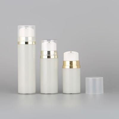 50ml 80ml 120ml Round Acrylic Empty Plastic Airless Lotion Cream Bottles for Cosmetics Packaging Container