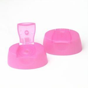 Luxury Plastic Flip Top Cap Pink Color for Shampoo Bottle