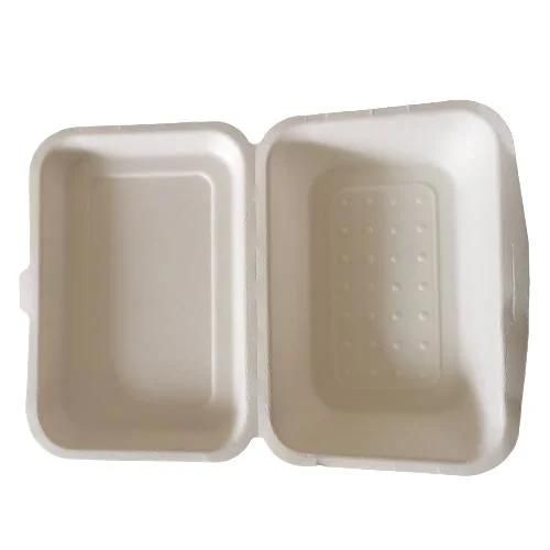 Bagasse Biodegradable Disposable Take Away Fast Food Packaging for Restaurant