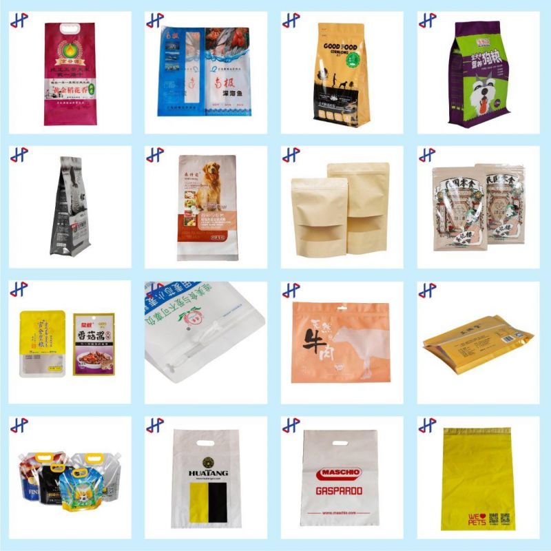 Package Supplier Printed Zipper Ziplock Laminated Stand up Pouch Kraft Paper Plastic Packing Frozen Sea Food Rice Coffee Tea Snack Fruit Tobacco Packaging Bag