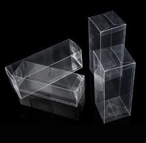 Customized Clear Boxes Transparent Plastic Folding Auto Lock Pet PVC Packaging