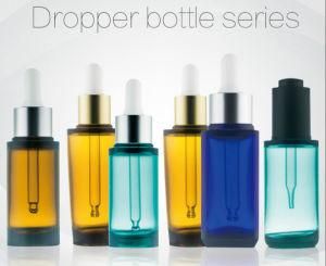 Essential Oil Bottle Dropper Bottles with Press Button PETG Bottle with Rubber Dropper