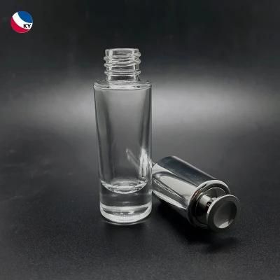 Cosmetic Packaging 15ml Thick Bottom Clear Glass Dropper Bottles for Essential Oil Hair Oil