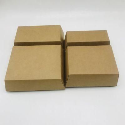 2021 Compostable Disposable Customized Size Kraft Takeout Paper Sushi Box Package