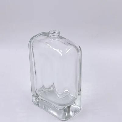 100ml Square Spray Screw Empty Glass Perfume Bottle with Sprayer Pump Jdc238