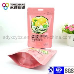 Size Customized Snack Fruit Piece Stand up Ziplock Plastic Packaging Bag