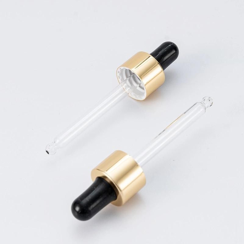 18/410-28/415 Aluminium Dropper for Bottlers Aromatherapy Essential Oil Liquid Bottle Dropper for Cosmetic Packaging